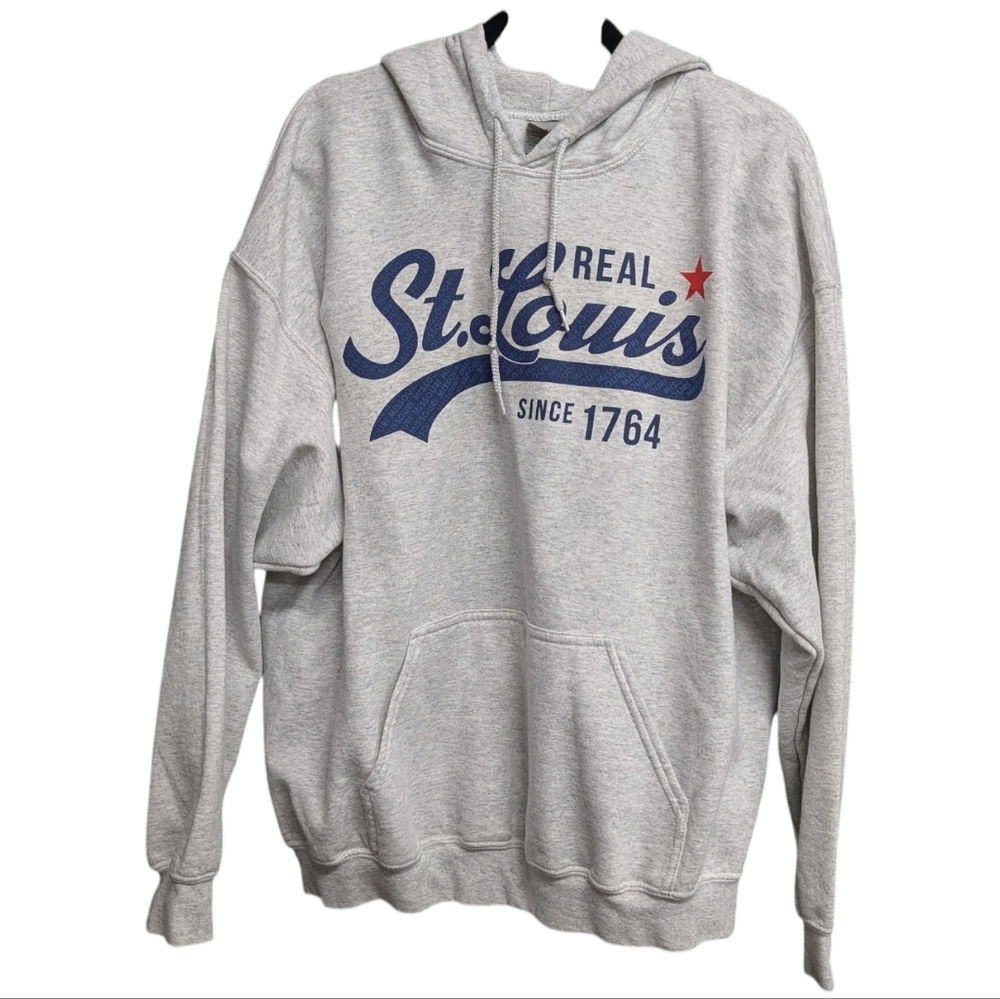 St. Louis Light Heather Gray Hoodie XL